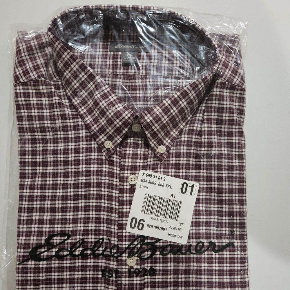 Eddie Bauer T2XL Men's Long Sleeve Dress Shirt